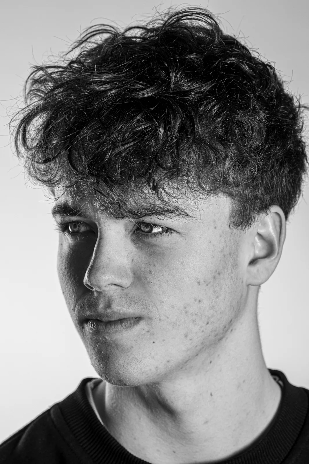 Black and white studio portrait Frame 016 by Jack Frampton