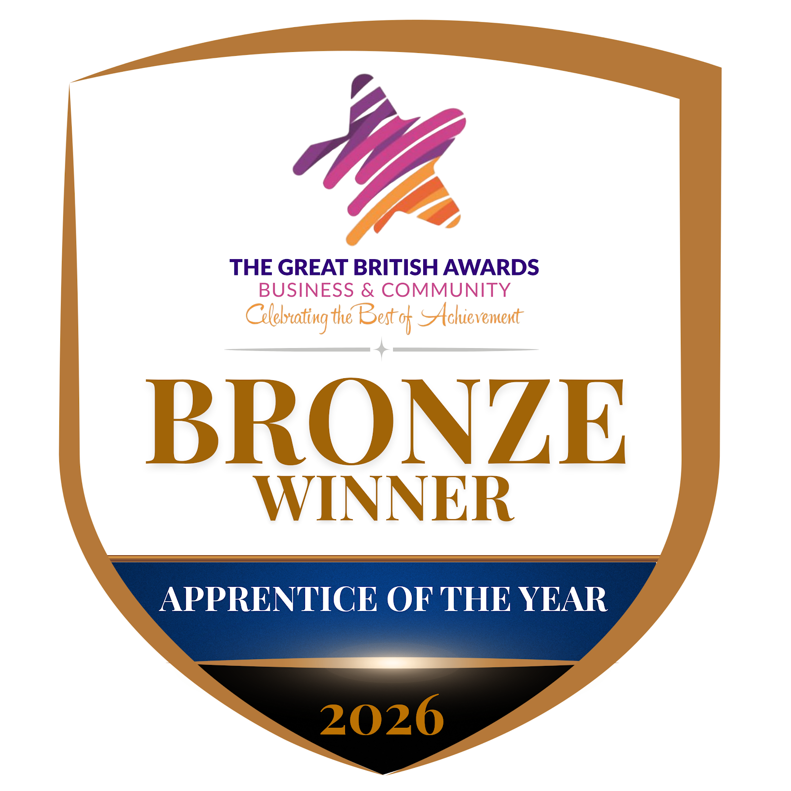 Jack Frampton: bronze winner, Apprentice of the Year 2026, Great British Business & Community Awards